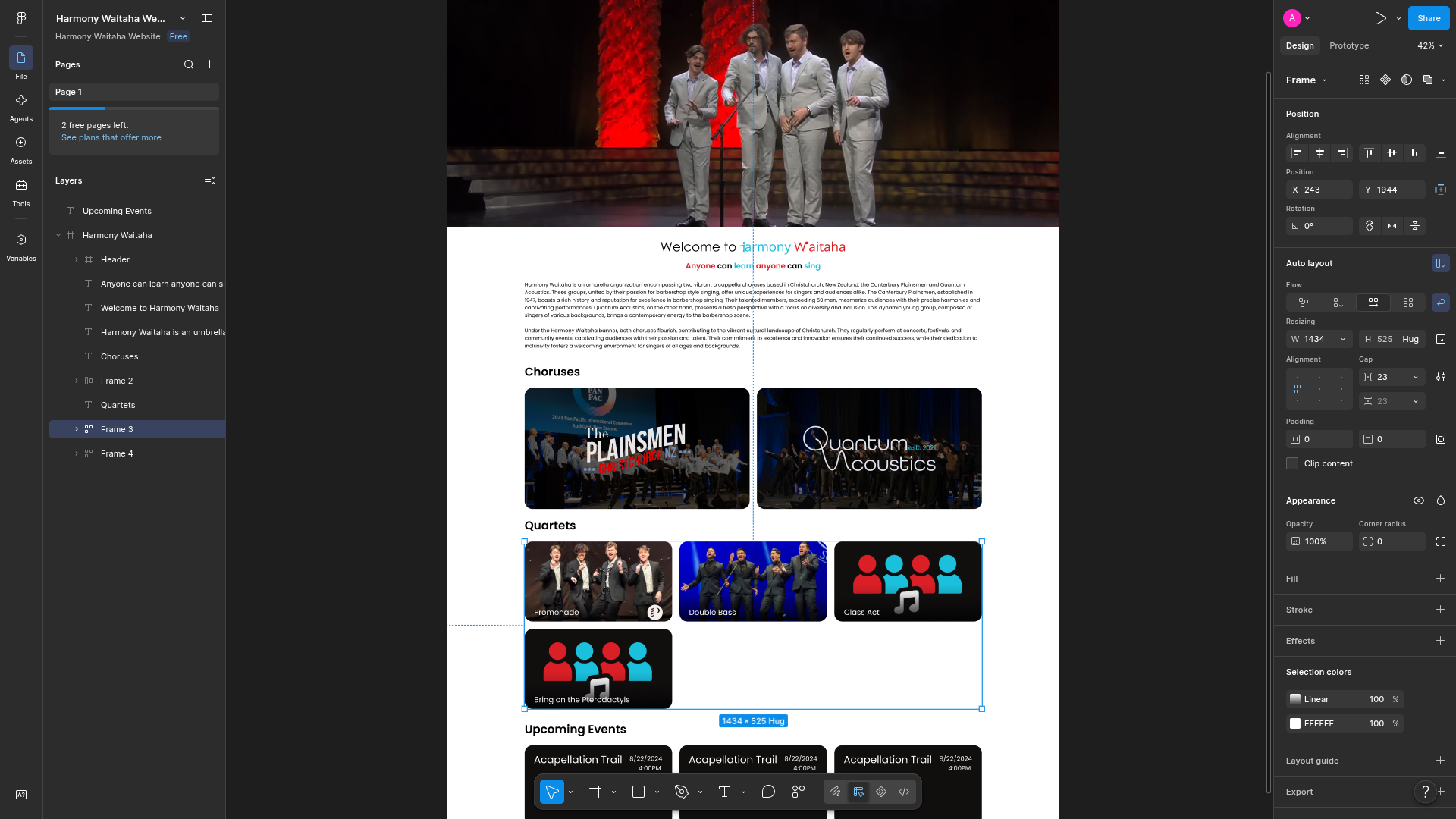 Harmony Waitaha Website